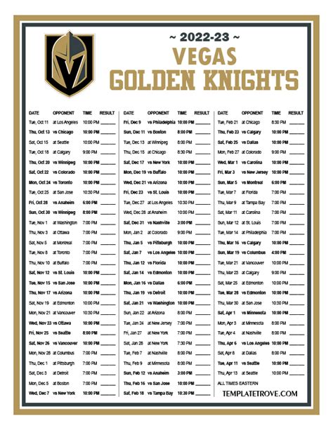 lv golden knights playoffs|Golden Knights schedule printable.